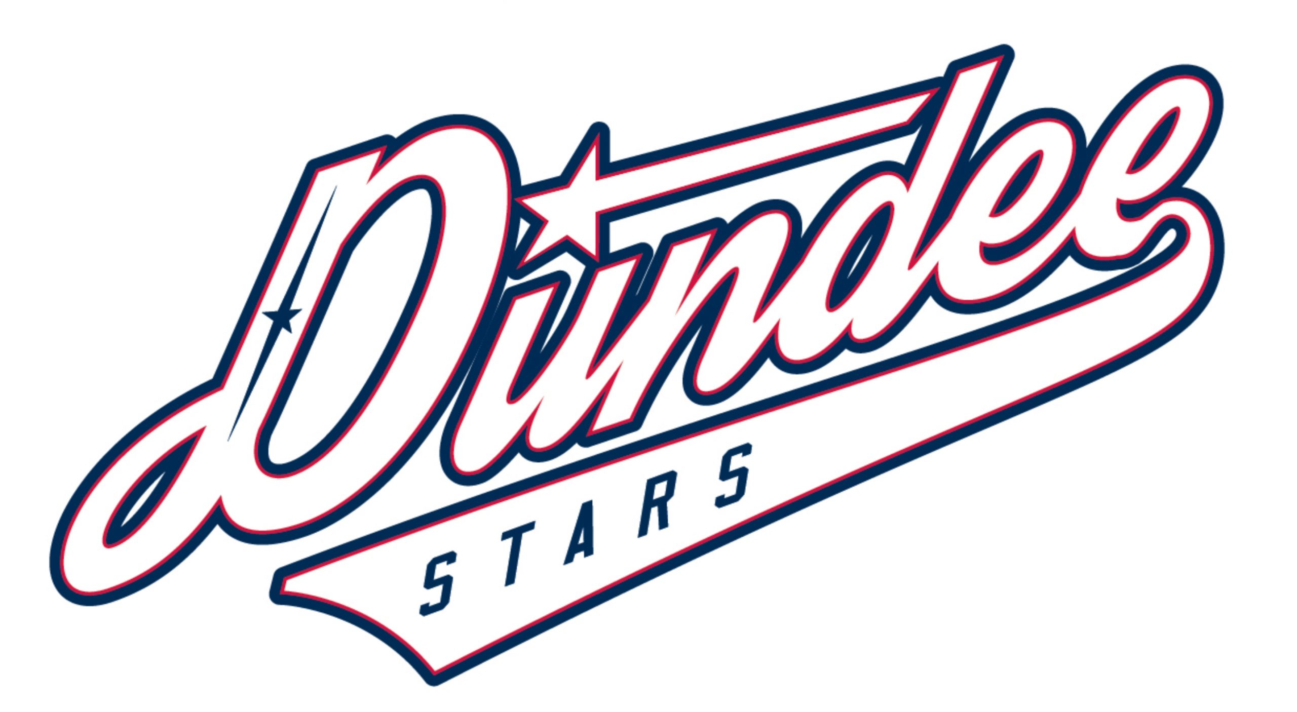 Logo delle stelle di Dundee a colori 1 in scala