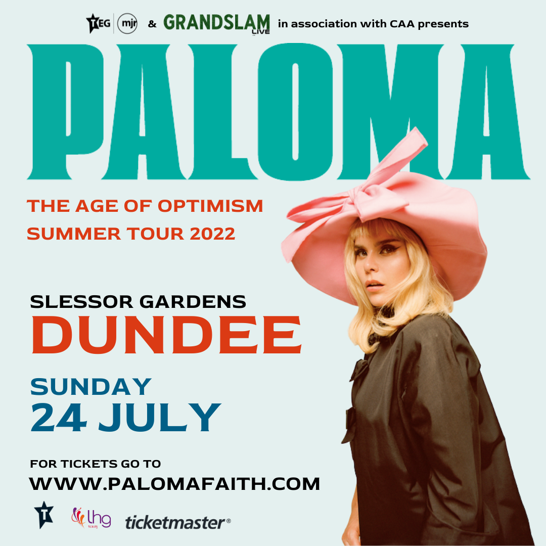 Paloma Faith Age of Optimism Summer Tour Visit Dundee