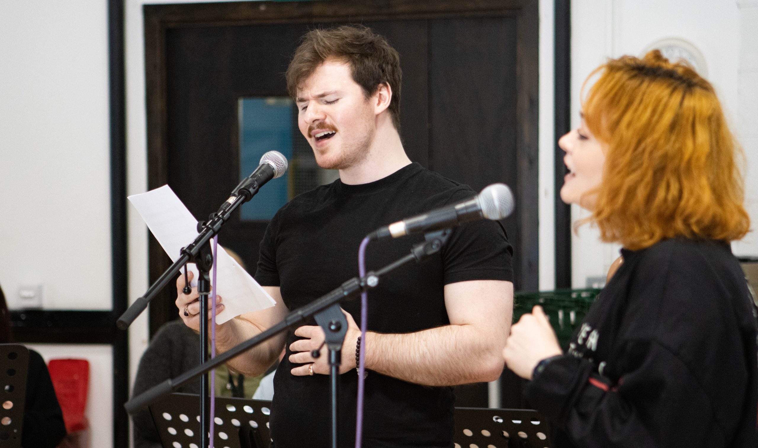 Cinderella - L-R Adam Greene and Leah Byrne, photographer Alastair More