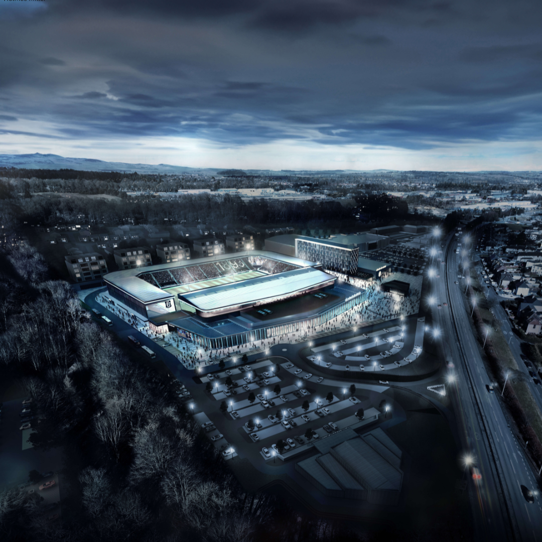 purpleimp Dundee FC new stadium